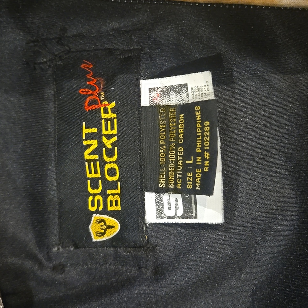 Scent Blocker Plus Hooded& Sheer Mask Jacket Sz L - Picture 3 of 9